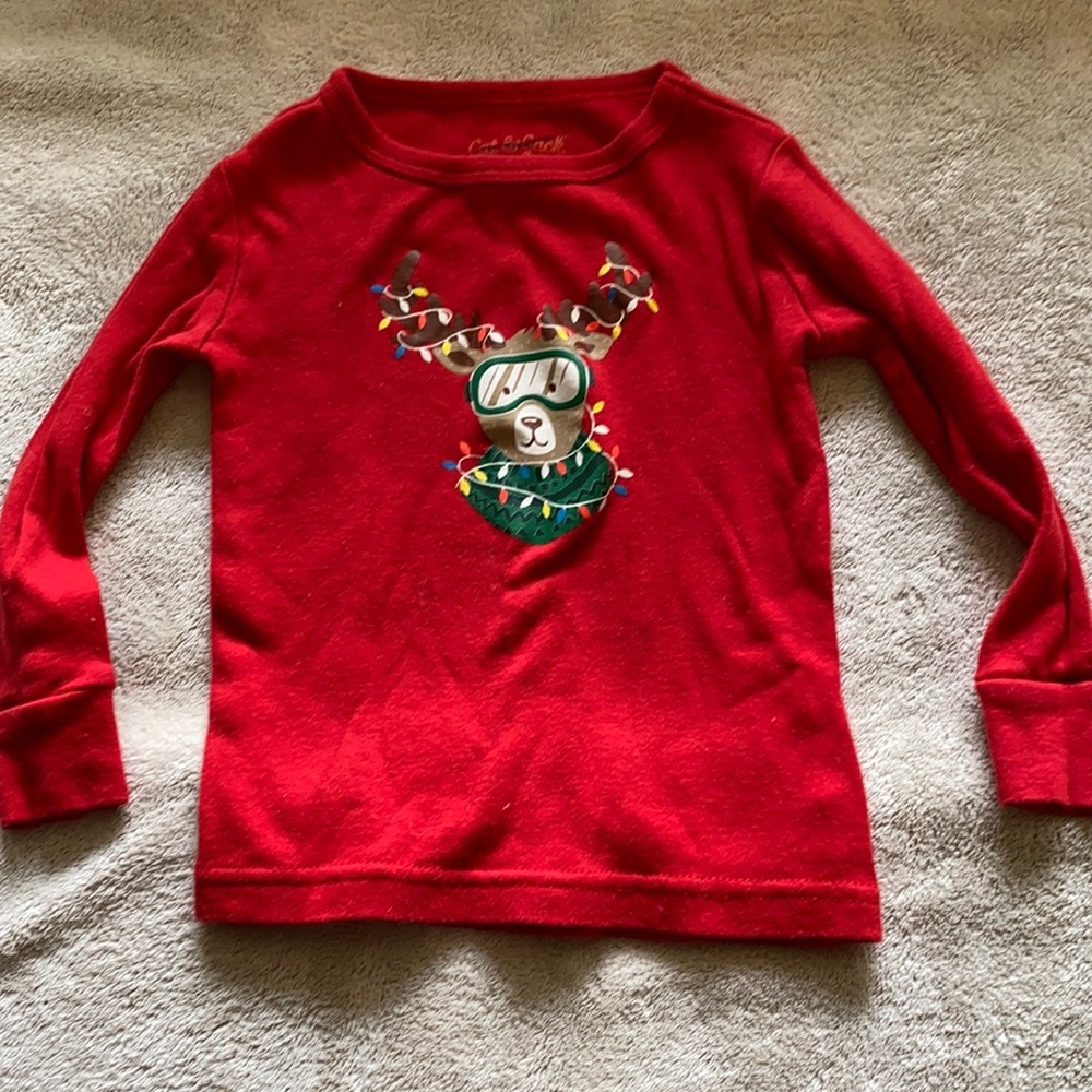 Cat & Jack toddler Christmas long sleeve top